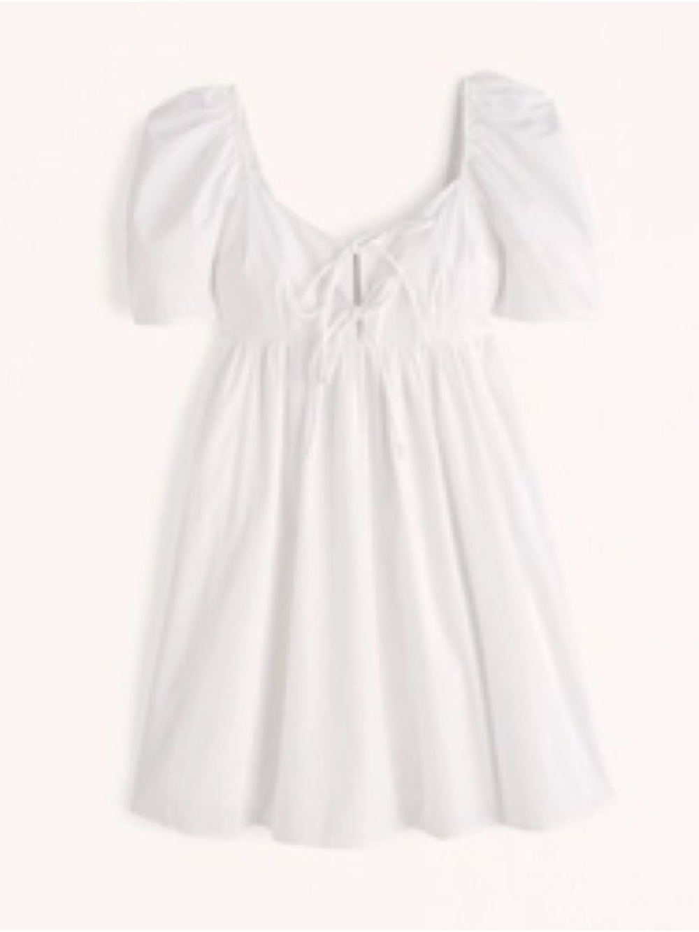 Abercrombie & Fitch Keyhole Babydoll Mini Dress
